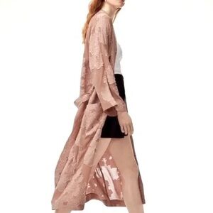Aritzia Wilfred Durante Jacket Robe in Rose Quartz Pink - Size XXS